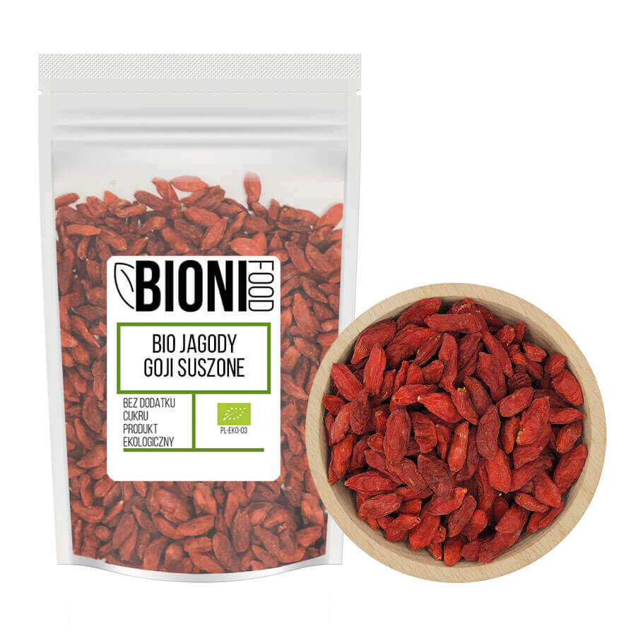 Jagody goji suszone BIO 250g